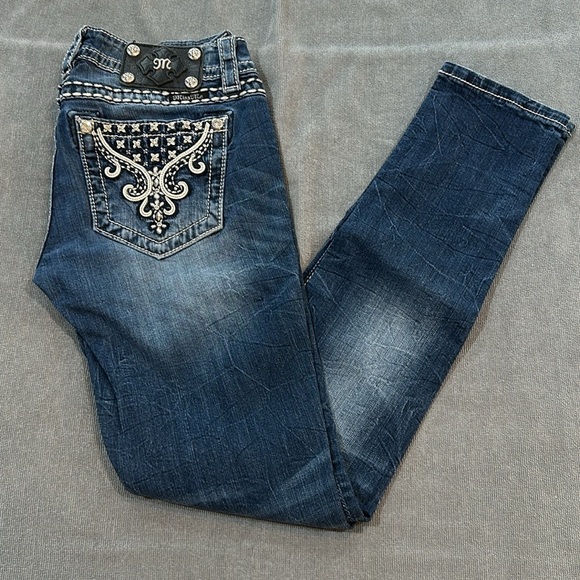 Miss Me Skinny Jeans Size 27 - Picture 1 of 10